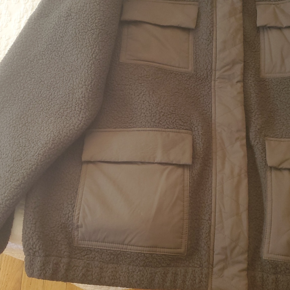 VUORI WOMENS SHERPA FLEECE JACKET ,SIZE:LARGE ;MODEL VW524, COLOR:GREEN - Picture 4 of 13